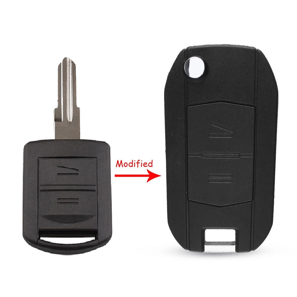 Replacement Flip Key Shell for Opel Astra H Corsa D Vectra C Zafira 2 3 Buttons Remote Car Key Blank Case