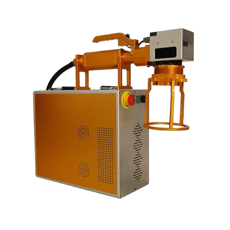 Fast Dispatch Handheld Fiber Laser Marking Machine 20W/30W for Large Mold Moving Qr Engraving