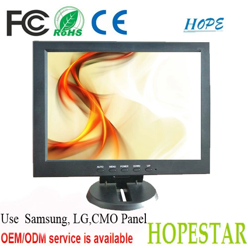 Industrial High Brightness 10 Inch LCD Monitor AV TV VGA HDMI