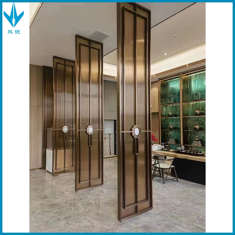 Customized Home Decor Laser Cut Room Partition Screen Restaurant Metal Screen