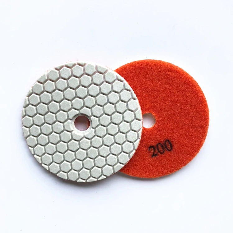 Resin Bond Dry Diamond Polishing Pads Dry Use for Grinding and Polishing