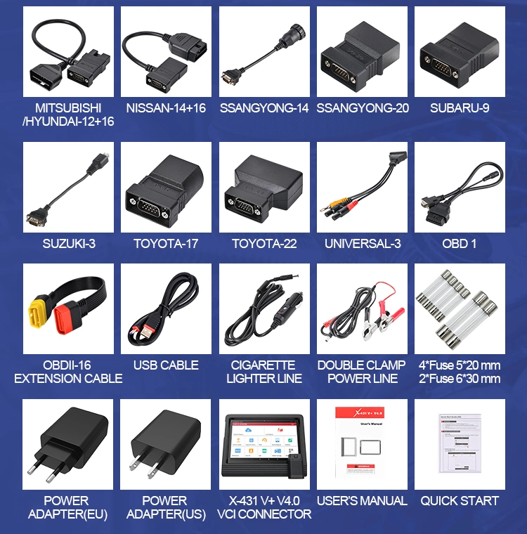 X431 V Plus PRO 10" Ferramentas de diagnóstico auto OBD2 Oficina de mecânica de scanner para automóvel Pk X-431 PRO 5 PRO5