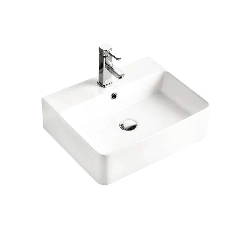 Counter Top Grade Tap Hole Bathroom Basin Sink Ceramic Wash Basin