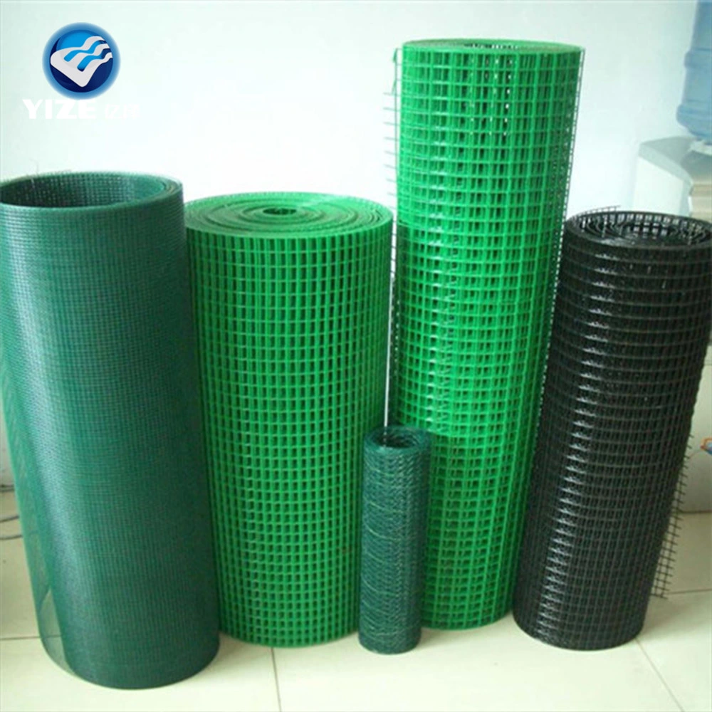 Revestido de PVC redes soldadas Banheira Venda Muro Verde galvanizado de Malha de Arame, Low-Carbon Arame Square 2,5-5 mm