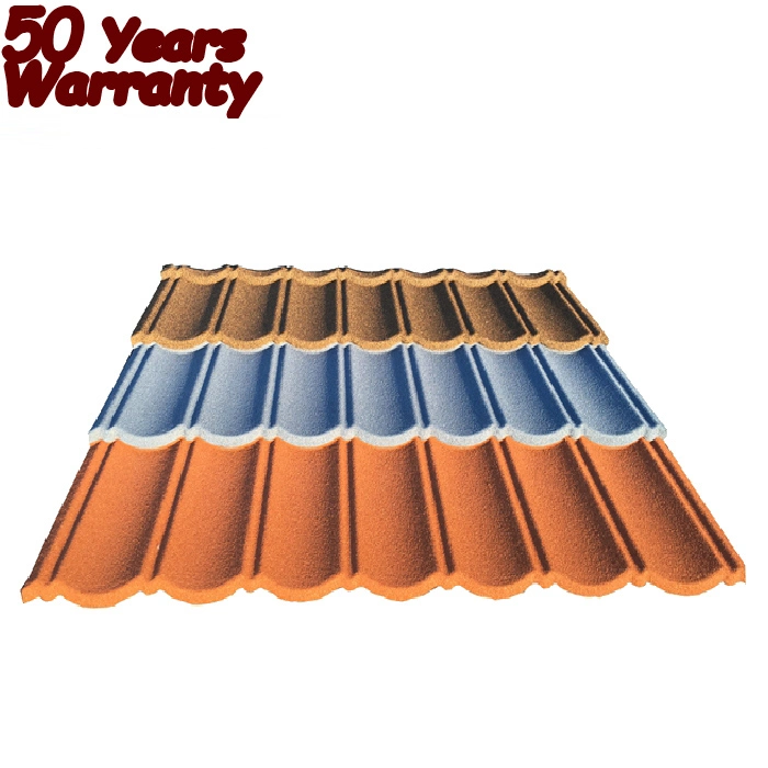 Africa Hot Sale Villa Stone Sand Coated Metal Roofing Sheets Price Roof Tiles