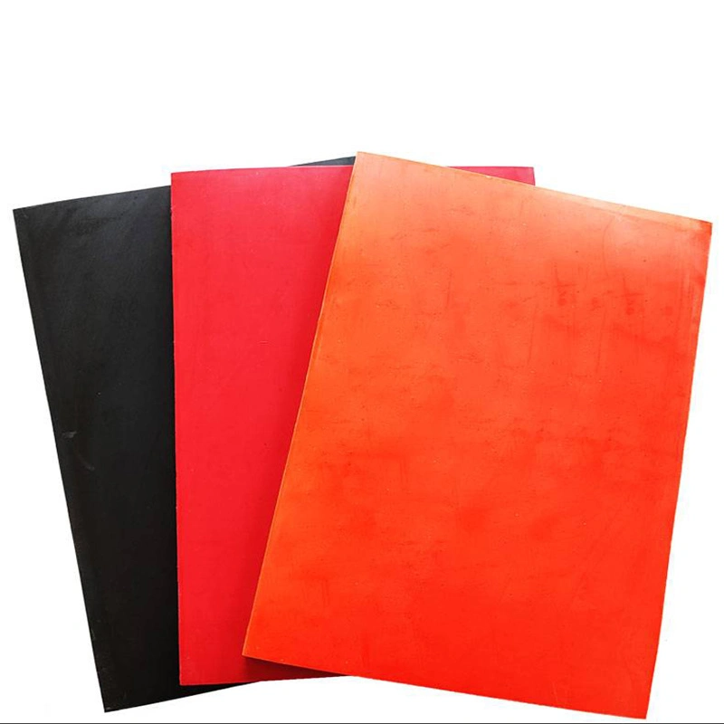Industrial Non-Slip resistentes ao calor tapetes vermelhos da Borracha Natural Sheet