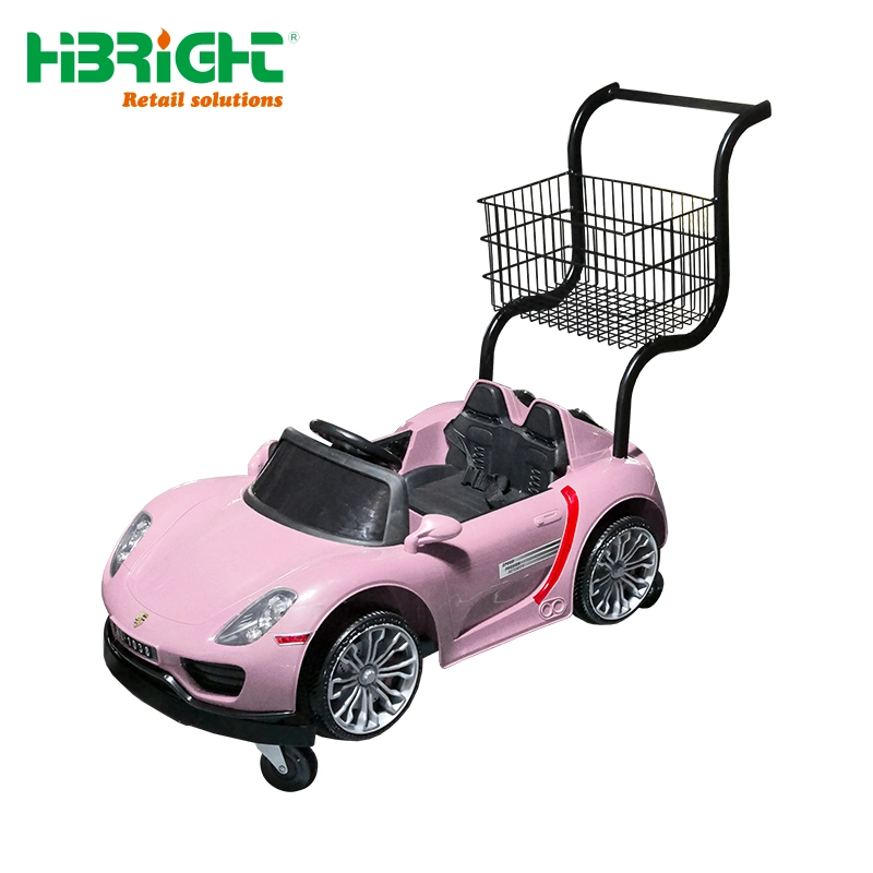 High quality/High cost performance  Lamborghini Limited Style Kids Mini Metal Baby Shopping Cart Trolley