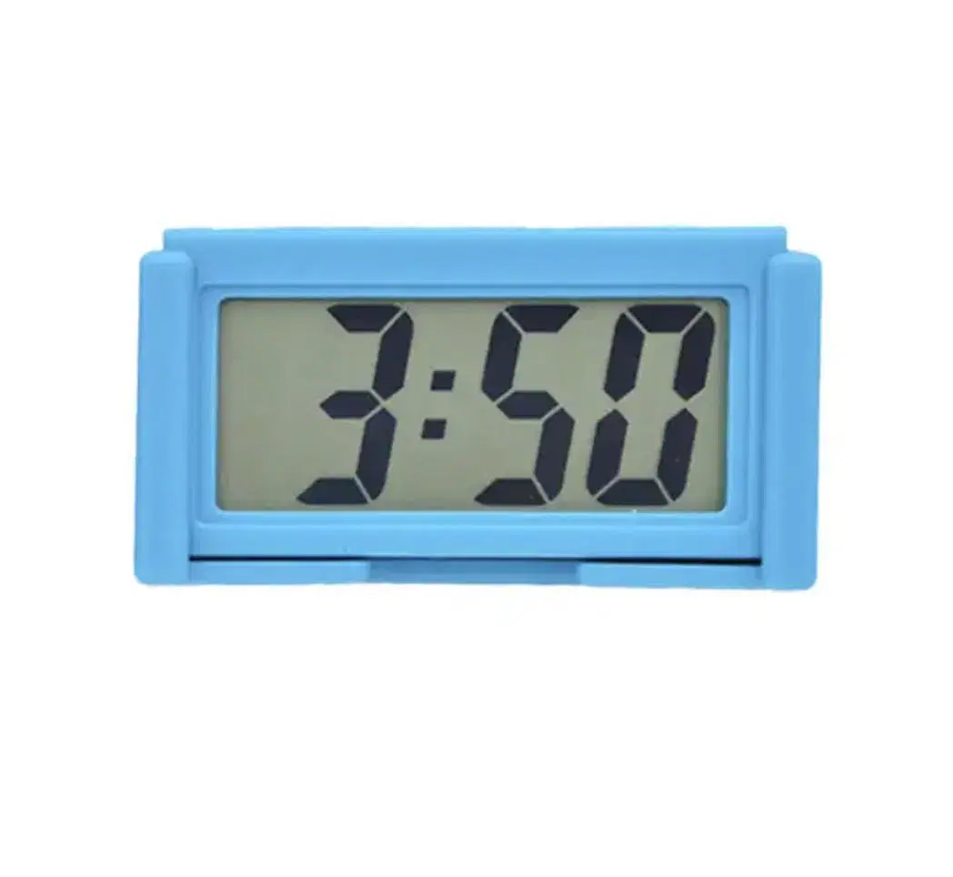 LCD Mini Desk Clock for Kids Children Interior Accessory Cars Alarm Clock