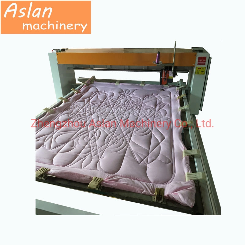 Head Mobile Type Silk Quilt Duvet Sewing Machine / Computerized Single Needle Quilt Sewing Machine