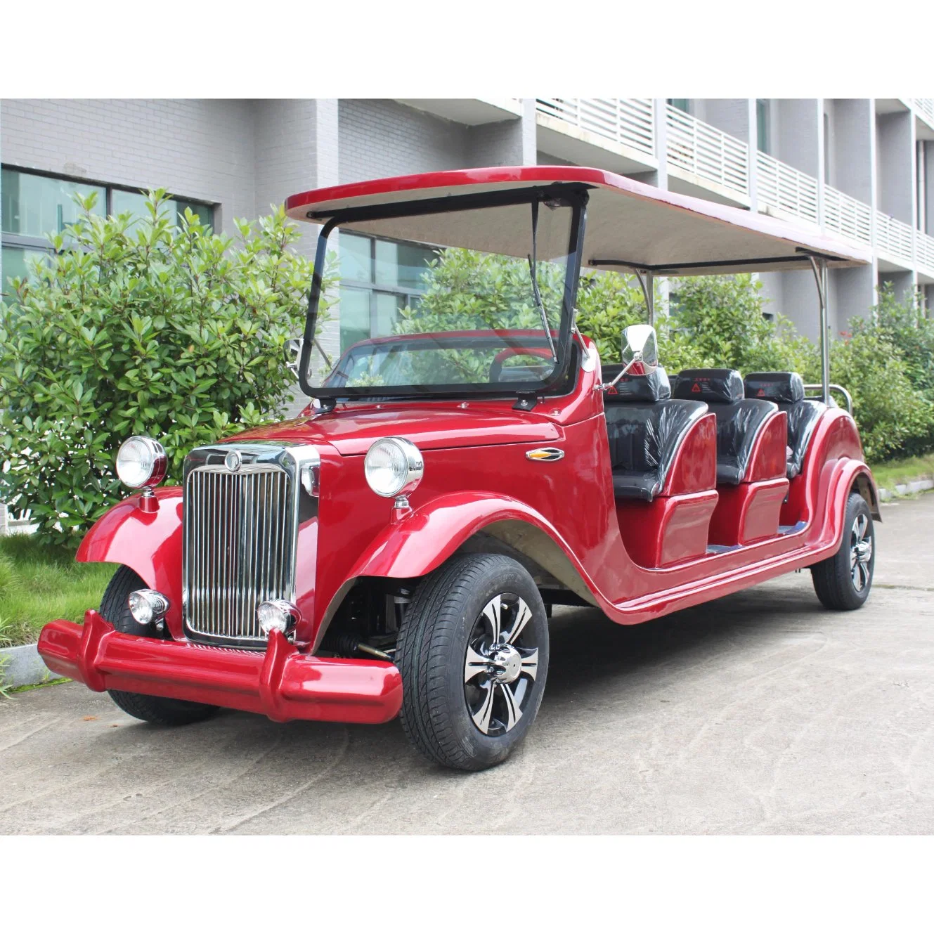 8 Seat Classic Electric Car Retro 30km/H All New Electric Vintage Classic Sightseeing Car