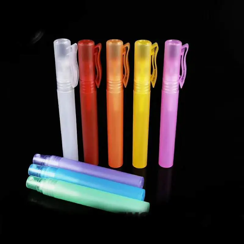 Personal Uses 5ml 8ml 10ml Pen Shaped Empty Hand Sanitizer Plastic Spray Mist Bottles