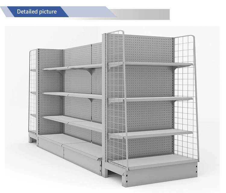 Dragonshelf Single Side Supermarket Shelf Display Equipment