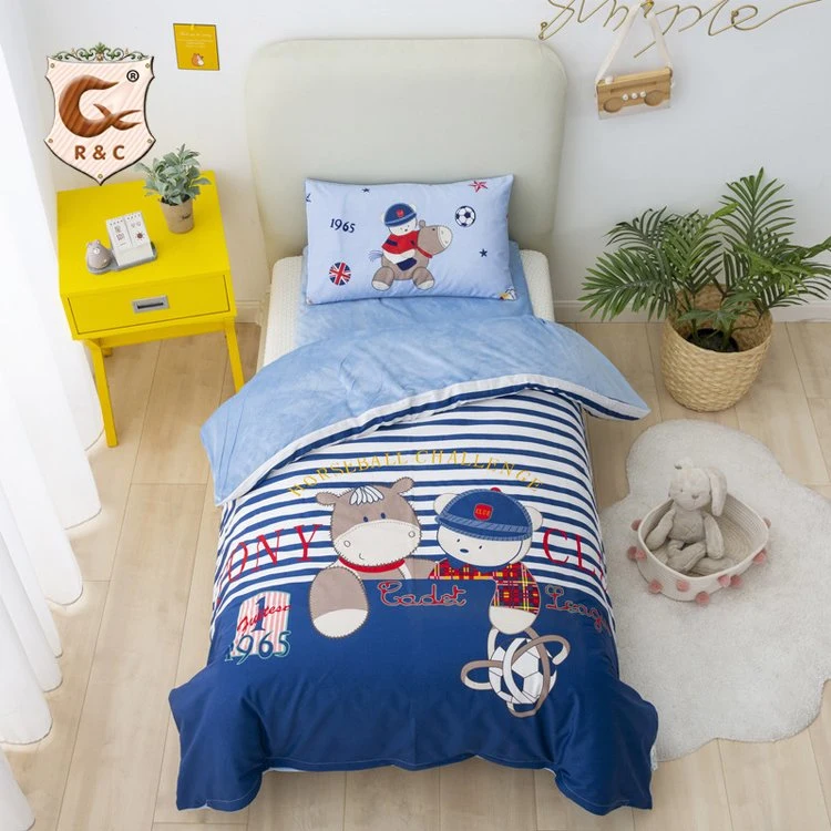 Factory Custom Printed Kids Bedding Sets Wholesale