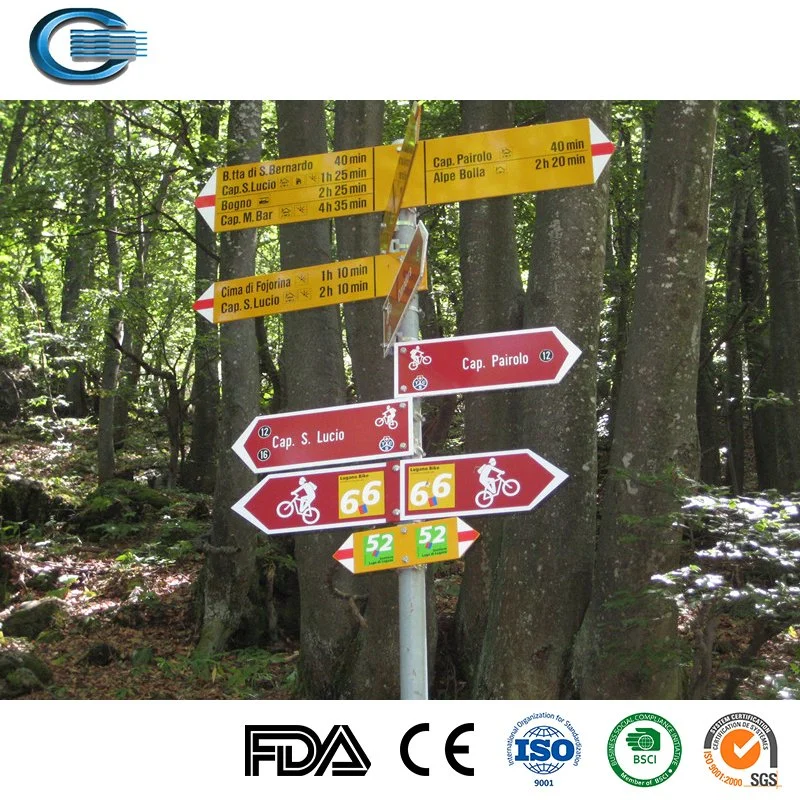 Huasheng Signboard High quality/High cost performance  Reflective Traffic Road Signs Aluminium Plate Warning Sign Board