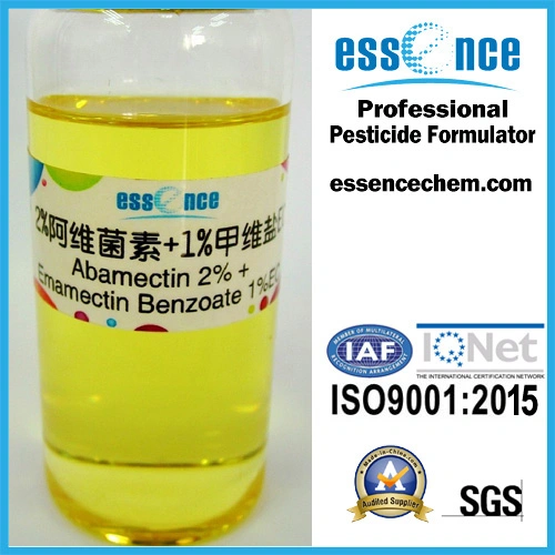 Liquid Insecticide Abamectin 2% + Emamectin Benzoate 1% Ec