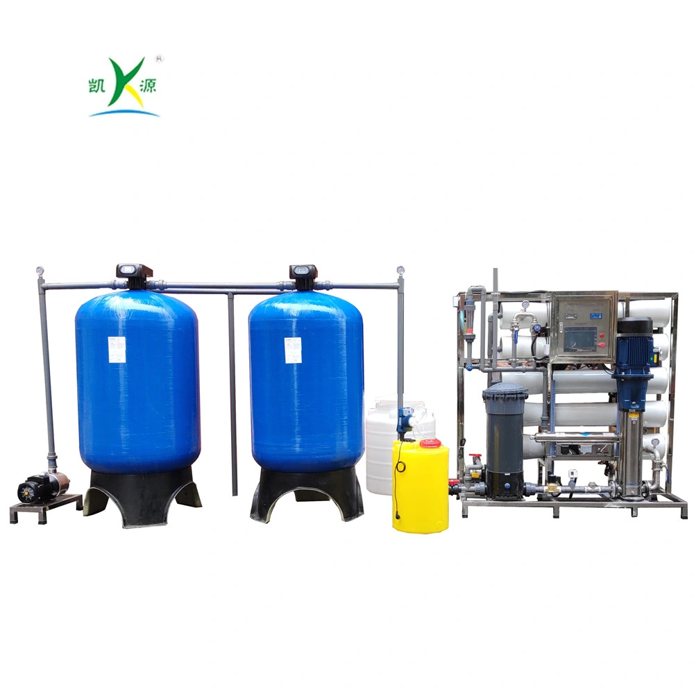 Máquina de purificação de água salobra de 5000L/H Preço do sistema de dessalinização RO para garrafa de água potável Filtro de água pura industrial de poço artesiano Tratamento de osmose reversa.