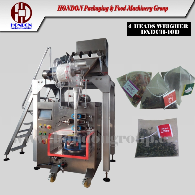 Automatic Nylon Pyramid Small Tea Bag Packaging Machine for Granule Herbal Tea