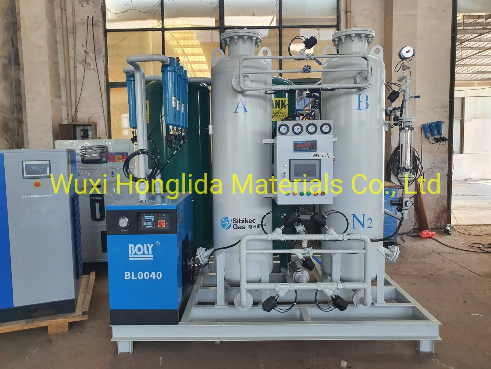 Nitrogen Generator for Pharmaceutical Industry, 99.999%