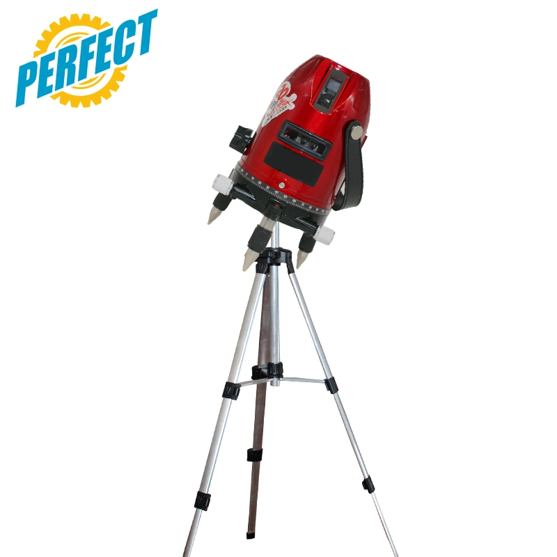 Cross Line 5 Rotlicht Auto Laser Level 360