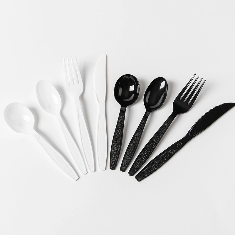 China Factory Disposable Cutlery Heavy Plastic PS Tableware