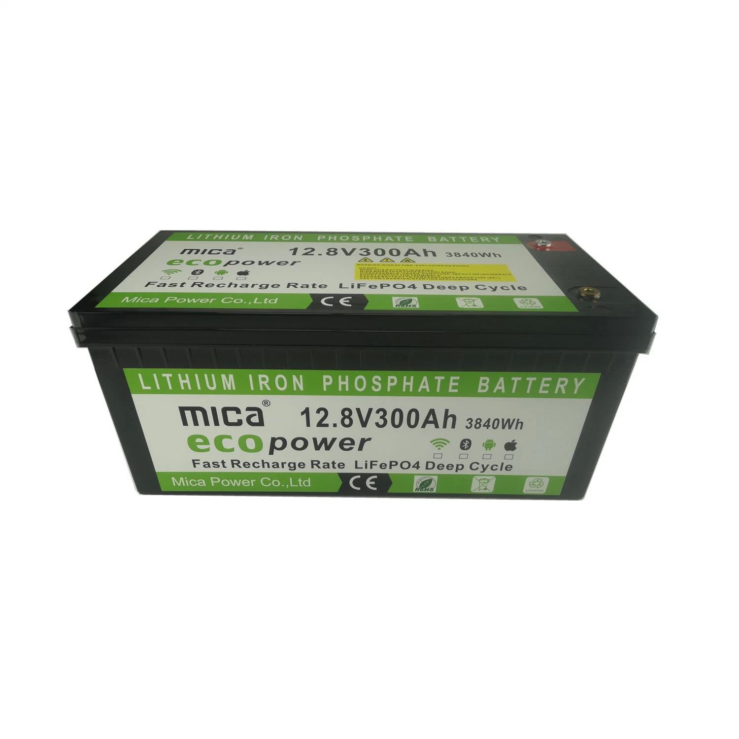 5 años de garantía de almacenamiento Solar de Batería de litio de 12V 300Ah LiFePO4 de la batería para inversor Converter PC PARA RV/carro de golf/Yacht/marino/Motorhome/Agv