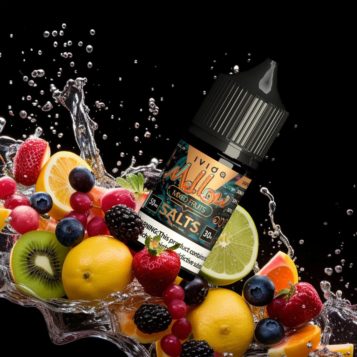 Wholesale/Supplier Rich Flavor 3mg/Ml 6mg/Ml 12mg/Ml 18mg/Ml 20mg/Ml 30mg/Ml 50mg/Ml 60mg/Ml 80mg/Ml 100mg/Ml Strengths E Liquid Vape Juice Salt Oil Nicotine