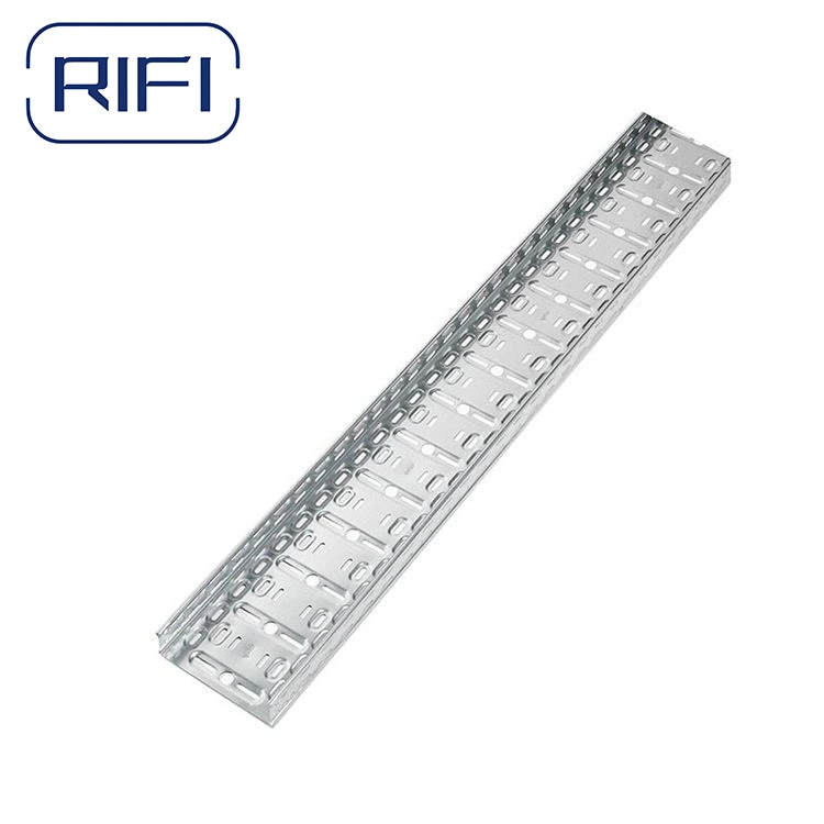 Manufacturer Galvanized Cable Tray Perforated Type Cable Trunking Size Supplier