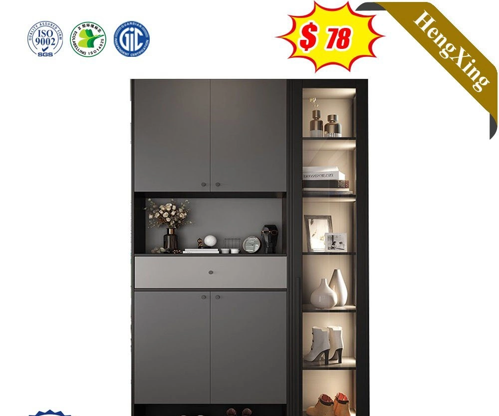 Modern Decoration Cabinet Wine Cabinet Foyer Storage Cabinet Double-Sided Screen Cabinet with Shelf