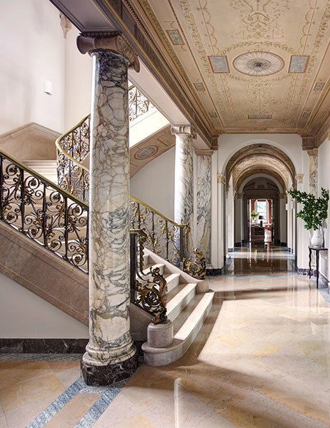 Natural Stone Carved Decorative Marble Roman Pillar Architecture Columns Design