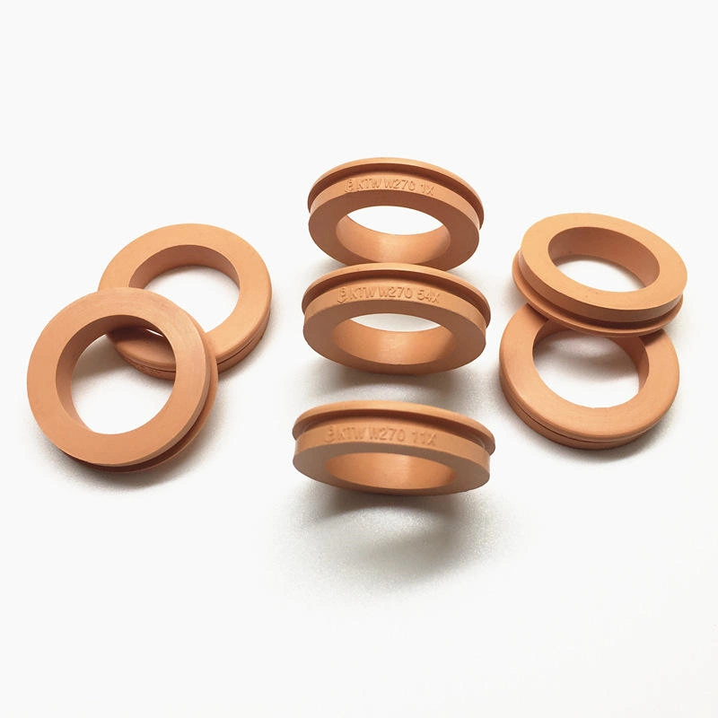 O-rings de silicone com cor de resistência térmica grau alimentar aprovada pela RoHS O-rings de borracha em silicone transparente