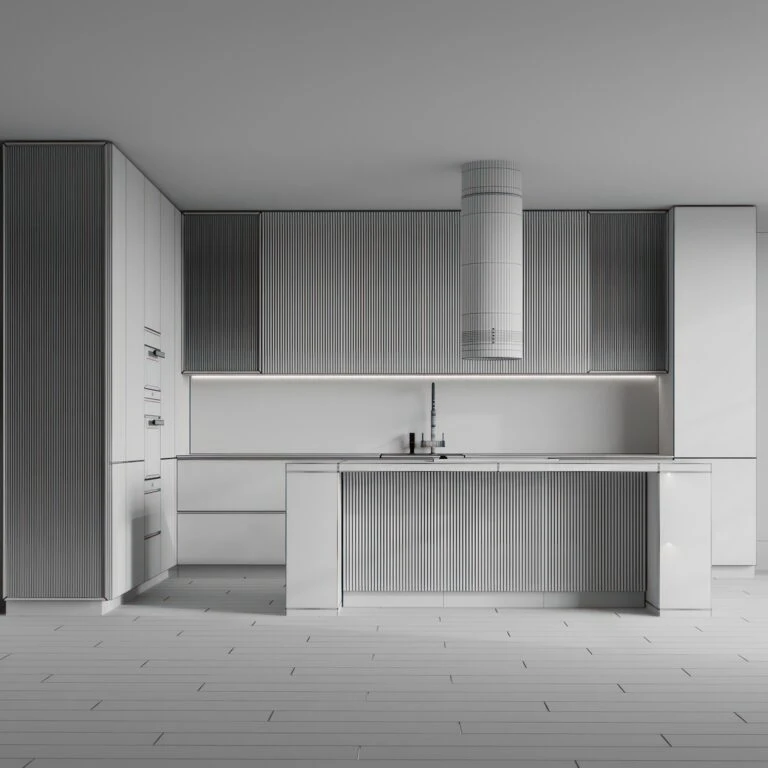PA Modern Style Kitchen Cabinet Modular Home House Kitchen Cabinet Contemporary Kitchen Furniture