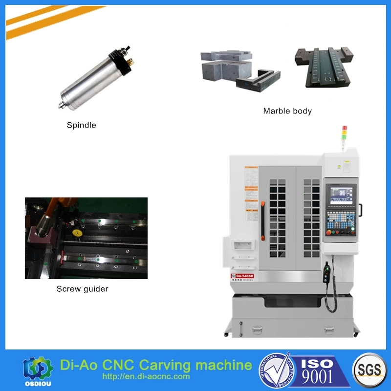 High Precision CNC Machine with Tool Magazine for Cutting/Grinding/Carving/Engraving