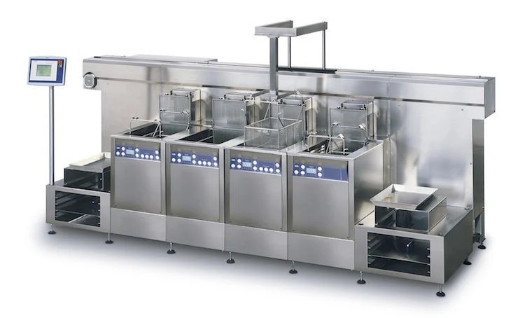 High-Volume Customized Industrial Automated Ultrasonic Cleaning Machine with Multiple Tank