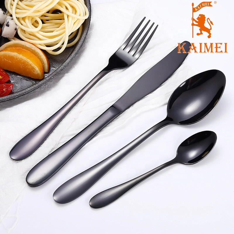 4-Pieces Flatware Rainbow Stainless Steel Tableware