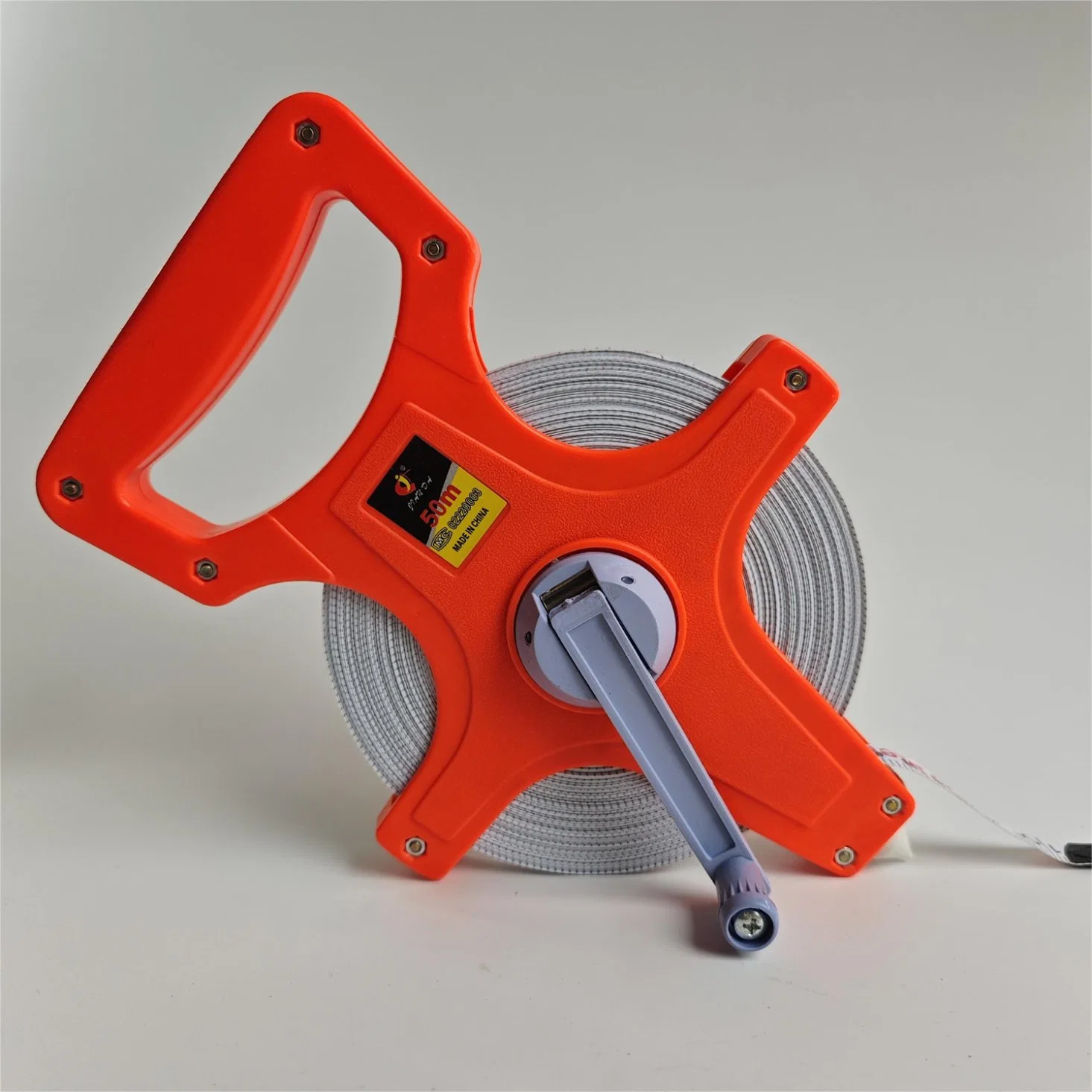 La producción profesional 2m-100m de la cinta métrica de fibra de vidrio cintas de acero inoxidable medida Herramienta de medición