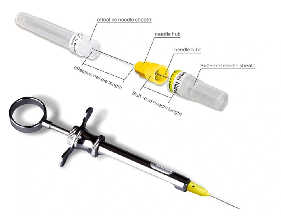 High quality/High cost performance Disposable Plastic Sterile Anestheisa Dental Needles Micro 27g 30g 12mm 25mm