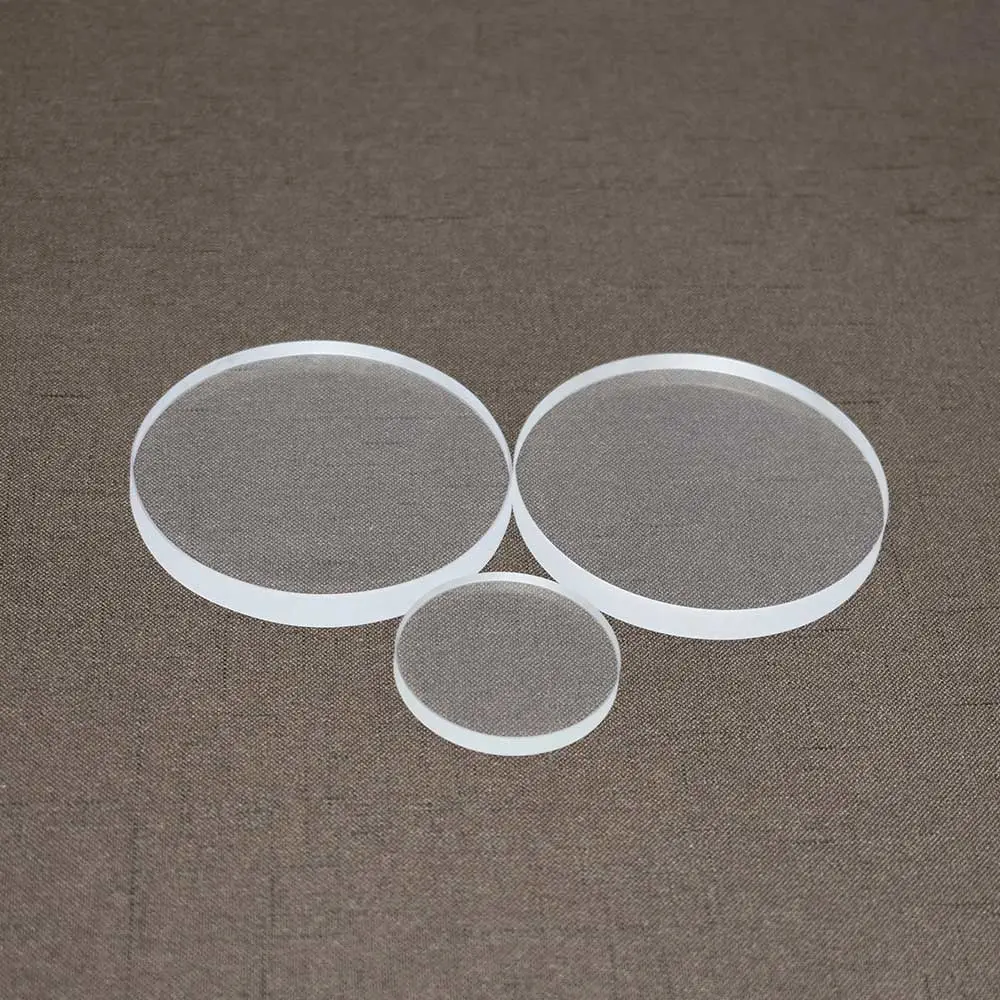 Transparent UV Quartz Heating Glass Crystal Plate Silica Disc Sheet