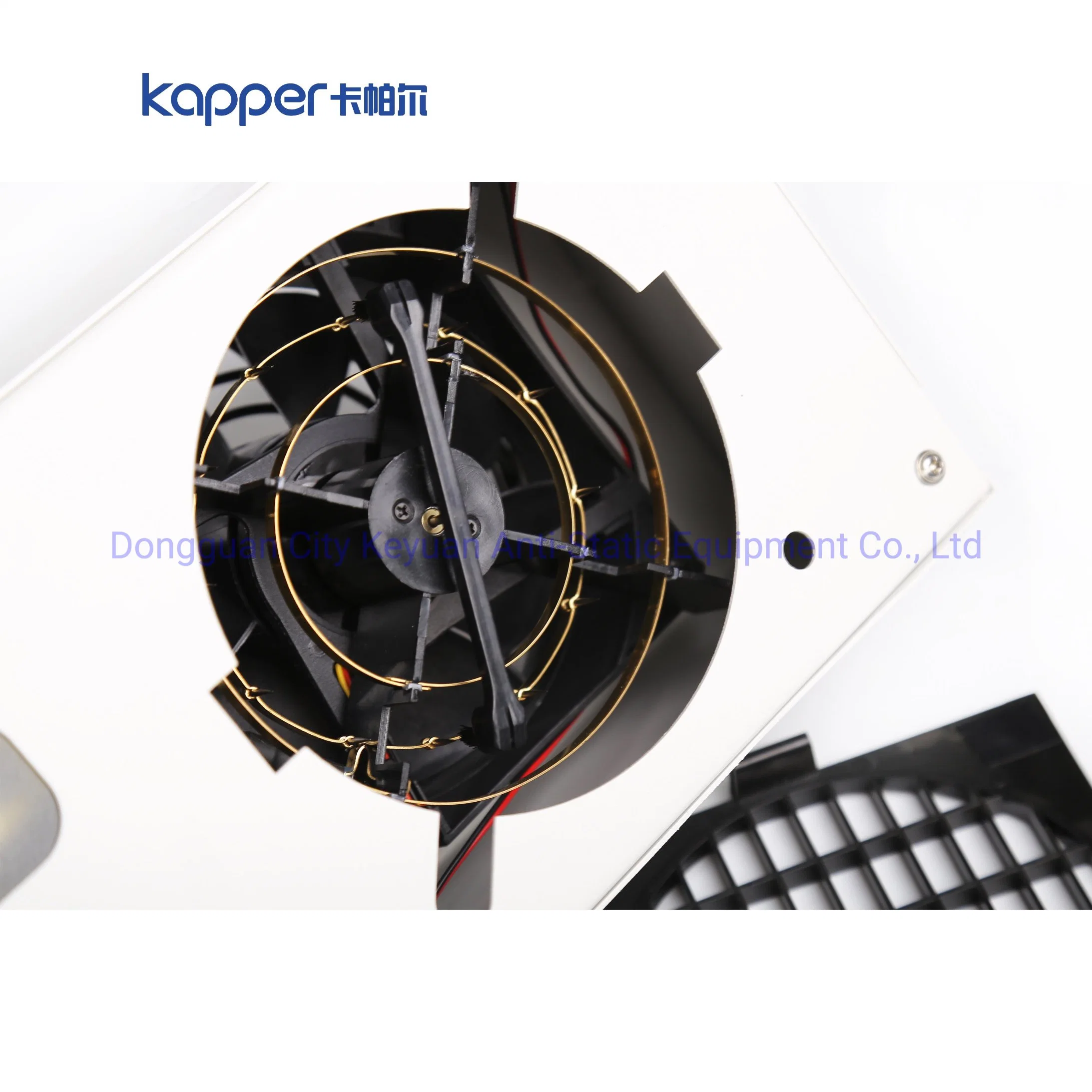 Kapper Clean Room LED Display Anti Static Overhead 2-Fans Ionzing Blower Static Discharge