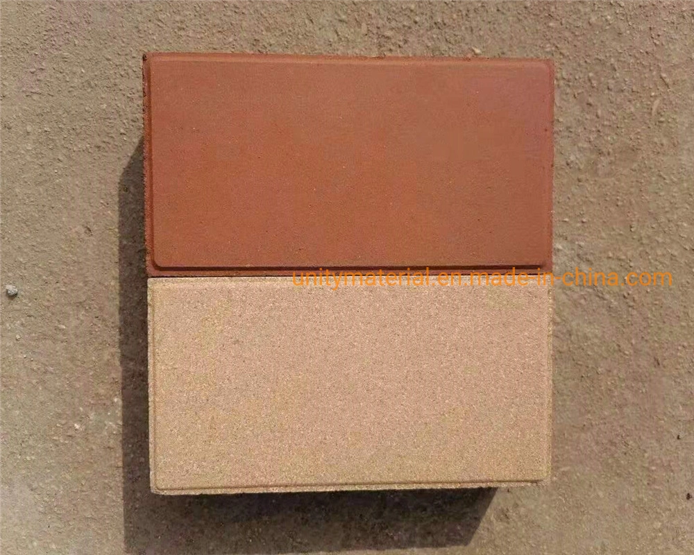 Mejor venta de Alta resistencia Hollow Red arcilla ladrillo azulejos para Proyecto exterior Plaza acera Calle Guiding camino Ciego Sintered Garden Revestimiento de pared de piso