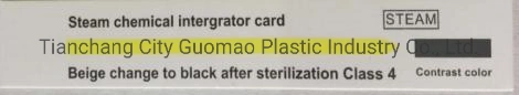 Medical Dispaosble Sterilization Chemical Indicator Strips/Indicator Card