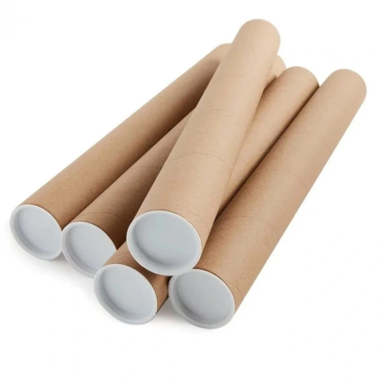 Custom Paper Cardboard Shipping Mailing Poster Tube Packaging