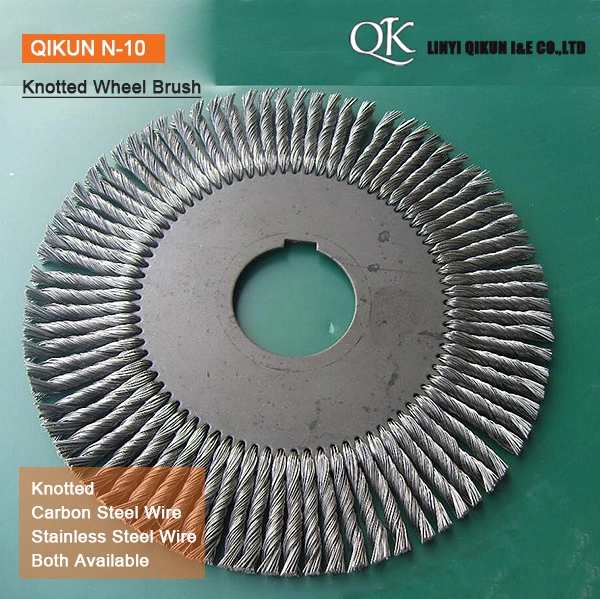 N-09 Copper Plated Stainless Carbon Steel Wheel Brush