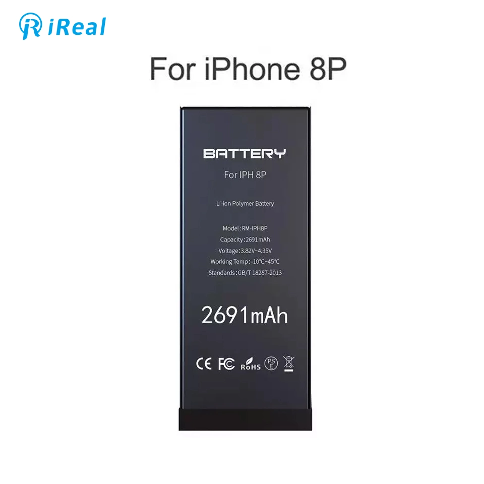 Shenzhen fábrica Venta directa Teléfono Móvil ciclo cero 2691mAh para IPhone 8 Plus batería 100%