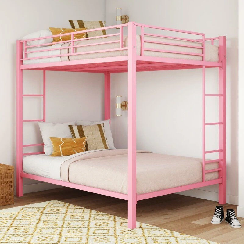 Metal Dormitory Double Bed Apartment Iron Bunk Bed Furniture