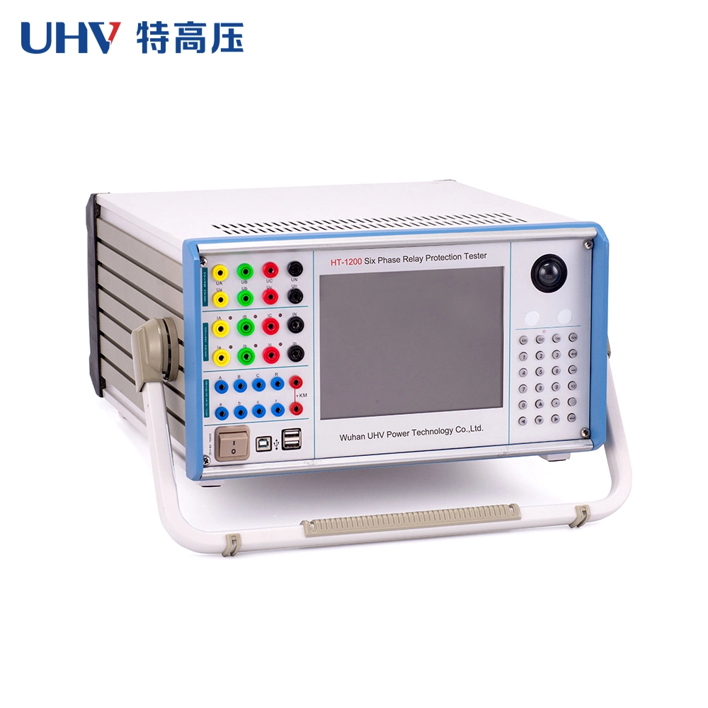 Ht-1200 Relay Test Kit Six Phase Relay Protection Testing Instrument