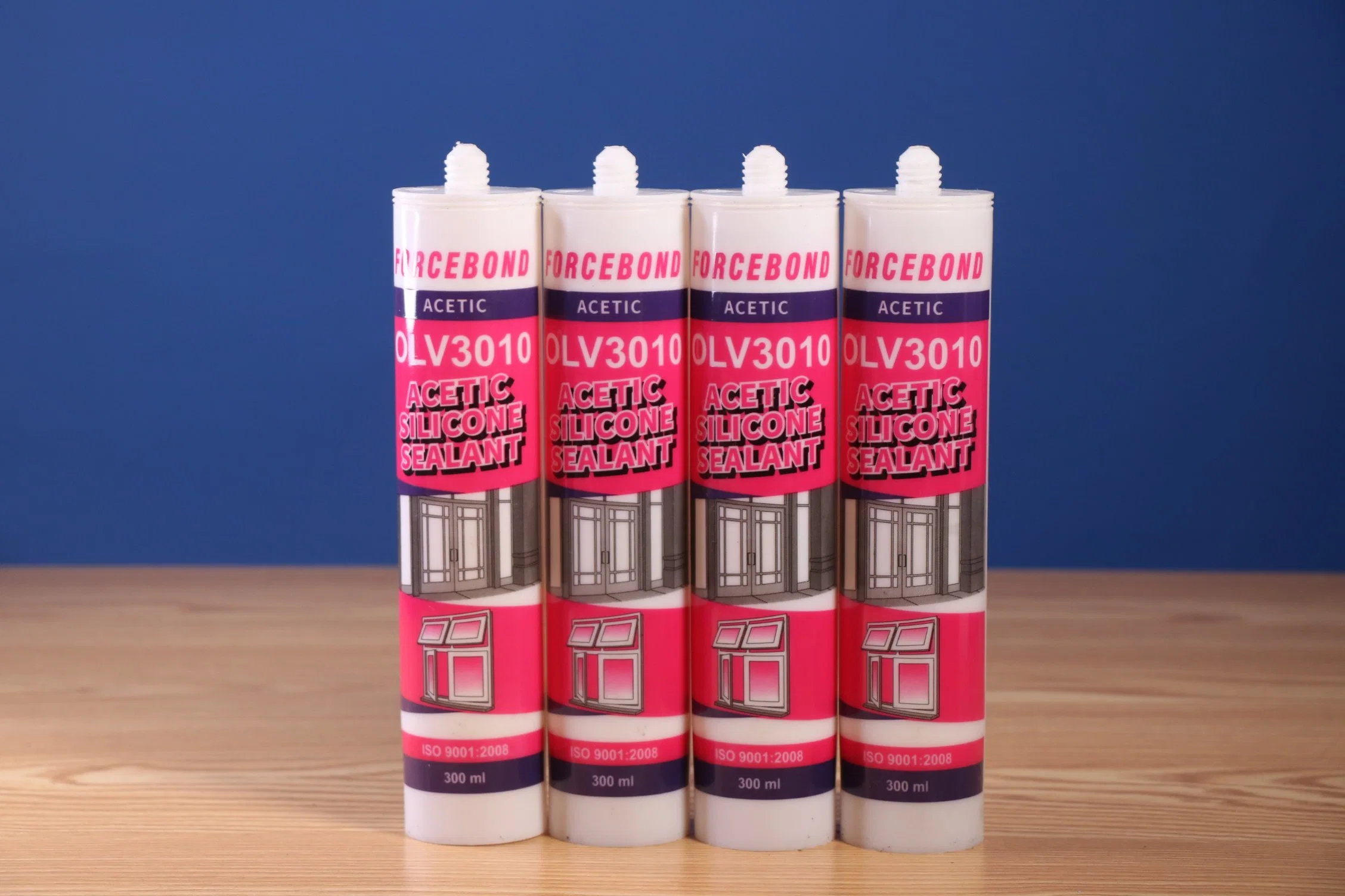 Best Seller Olv3010 Cost-Effective Waterproof Transparent Acetic Silicone Sealant for Glass