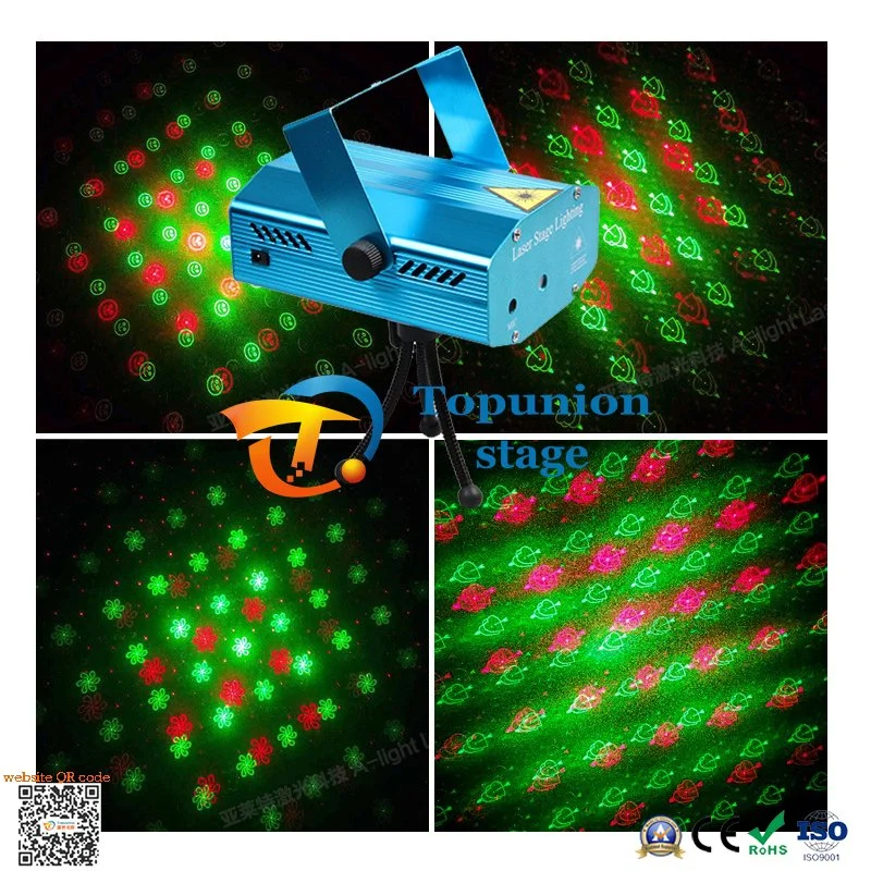 Mini Ceiling Laser Light Auto Rotation Star Decoration Atmosphere Light for Festival Stage