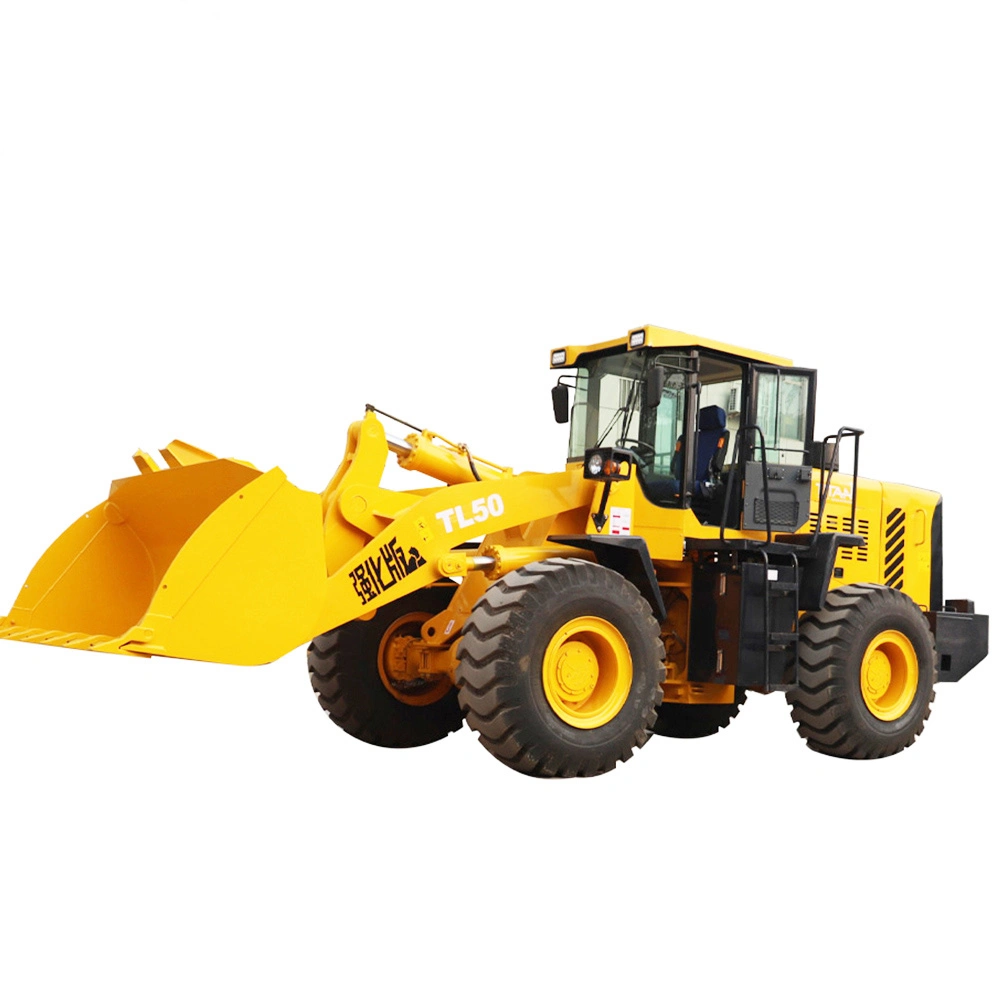 Affordable 5 Ton Diesel Wheel Loader - Titan TL50, 3cbm Bucket Capacity, 4400mm Dumping Height