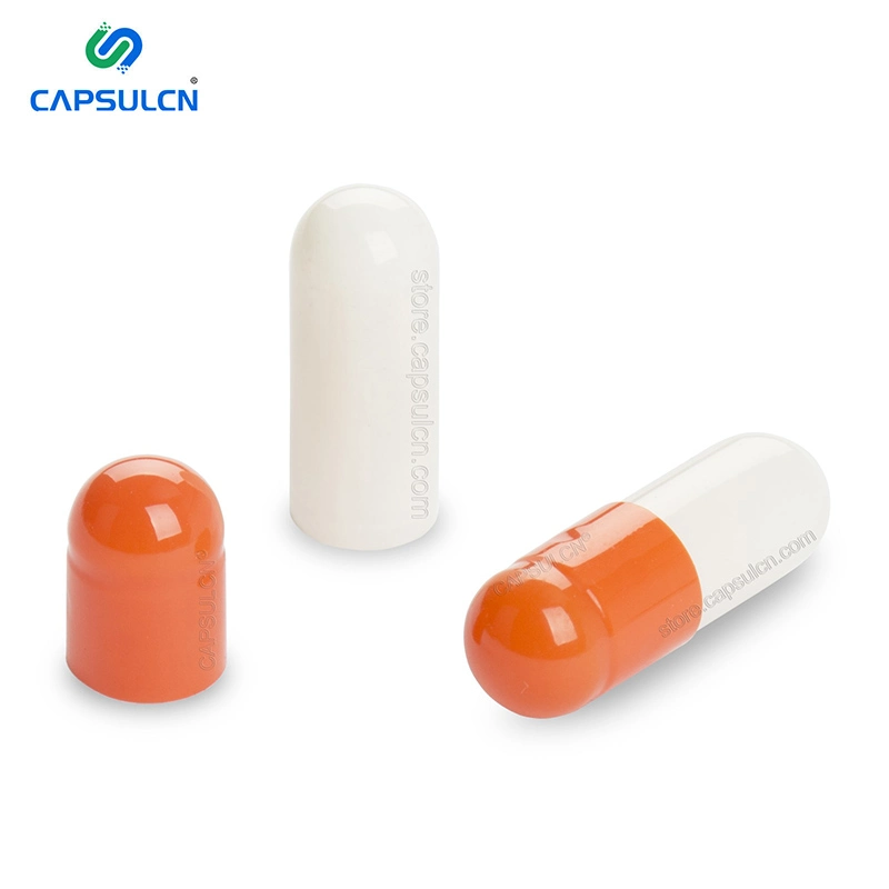 Capsulcn HPMC Mix of Green and White Support Customization Kosher Certified Empty Vegetarian Capsule Vegetarian Capsule Shell