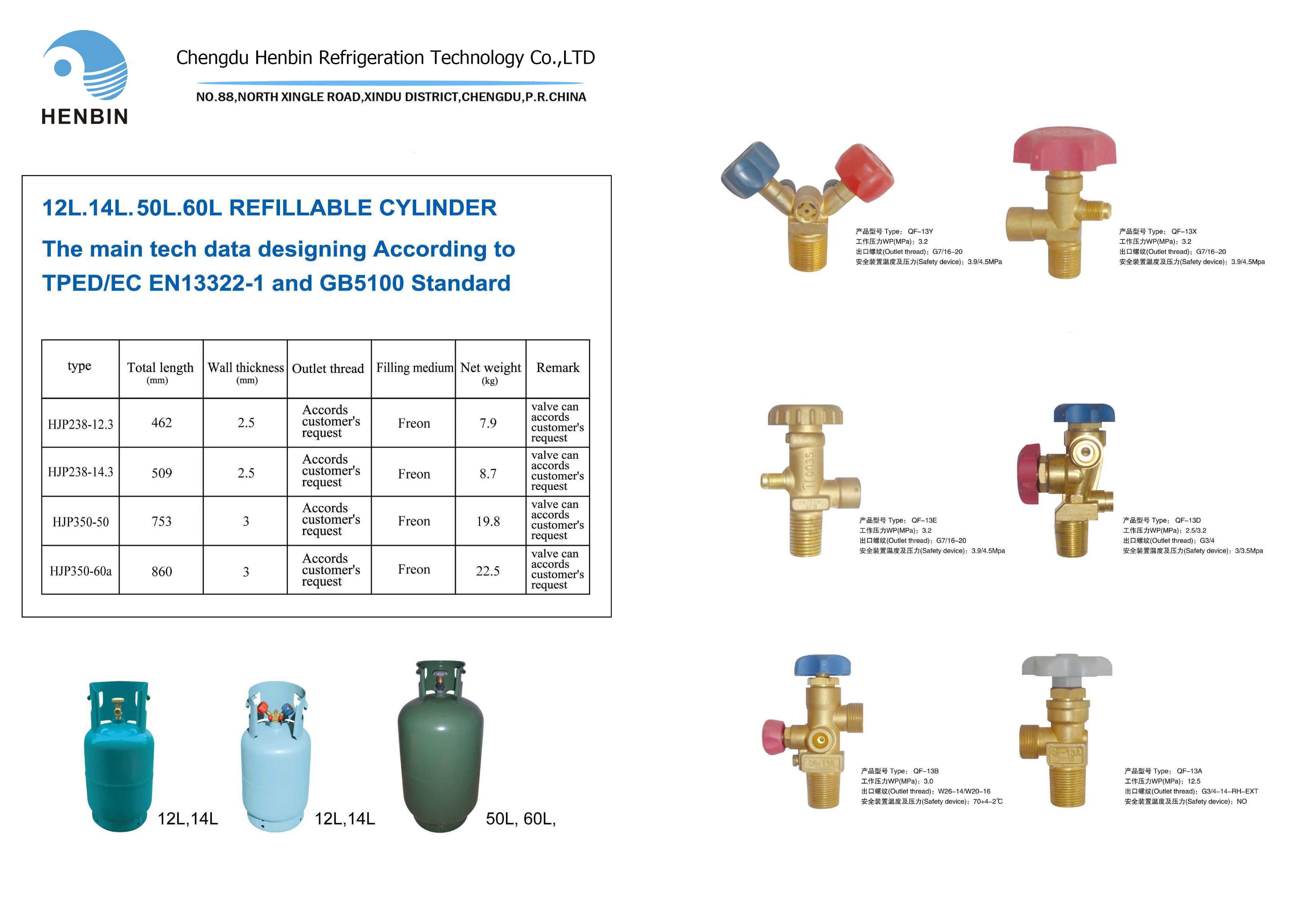 Pure and Safety World General Use R417A Refrigerant Gas